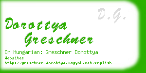 dorottya greschner business card